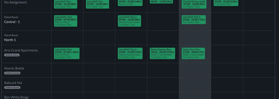 [Updates] Scheduling & Roster features