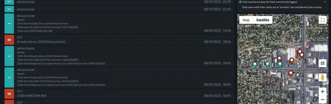 [Update] User GPS Tracking & Geo-Fence