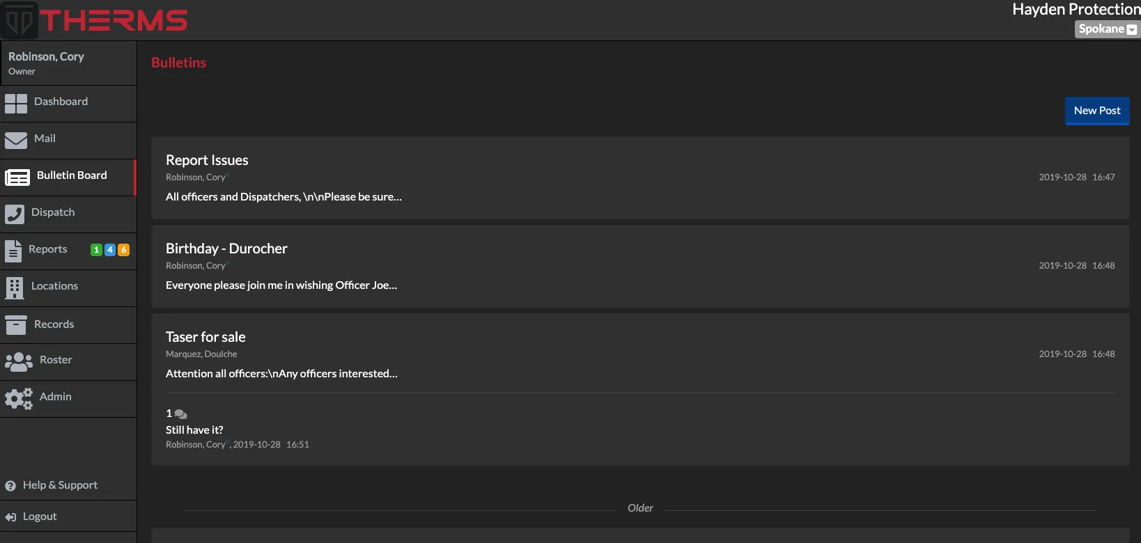 App - Bulletin Board