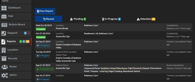 App - Reports