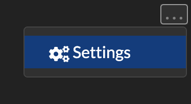 Settings link