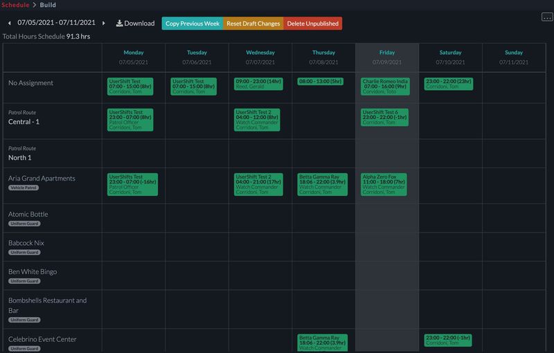 [Updates] Scheduling & Roster features